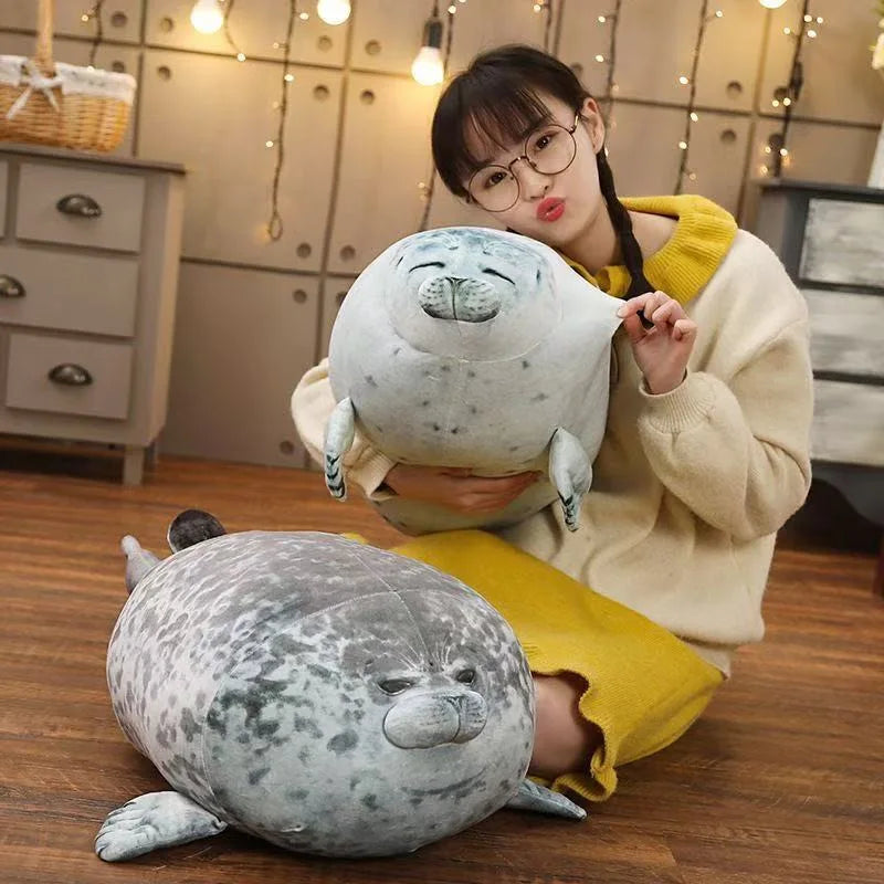🦭 Chubby Seal Plush Pillow