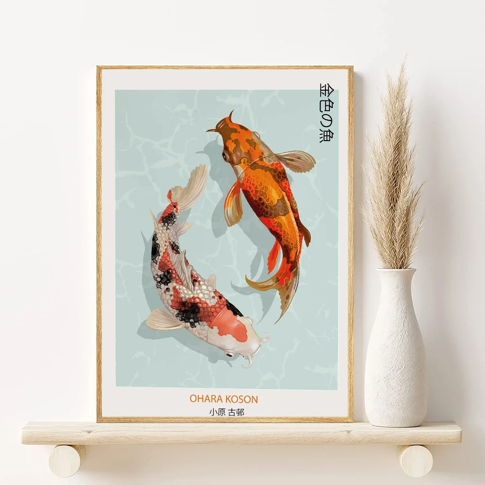 ๐ผ๏ธ Frameless Landscape Canvas Print โ Japanese H-Hokusai Style