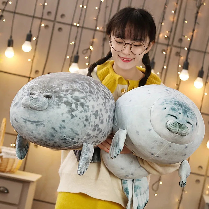 🦭 Chubby Seal Plush Pillow
