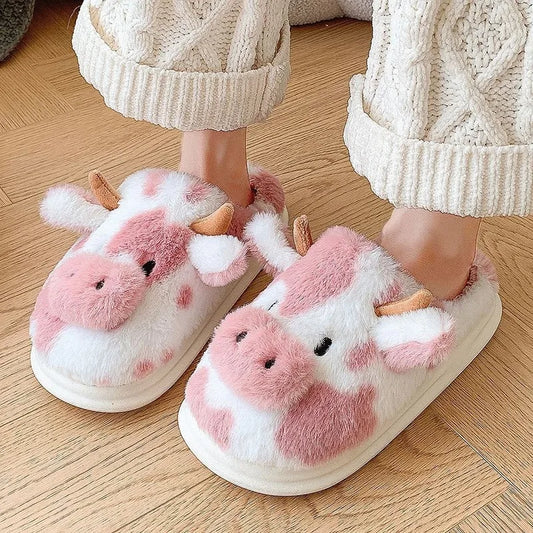 🐄 SnuggleMoo™ Women’s Winter Warm Cow Slippers