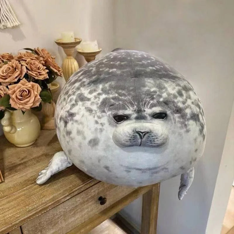 🦭 Chubby Seal Plush Pillow