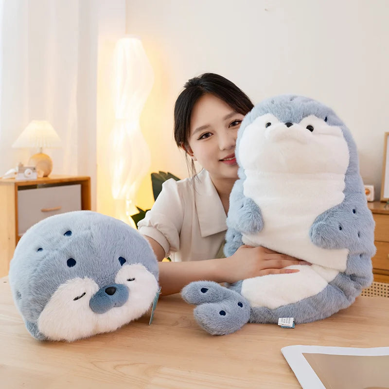 🦦 Fluffy Otter Plush Pillow
