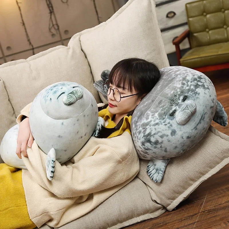 🦭 Chubby Seal Plush Pillow