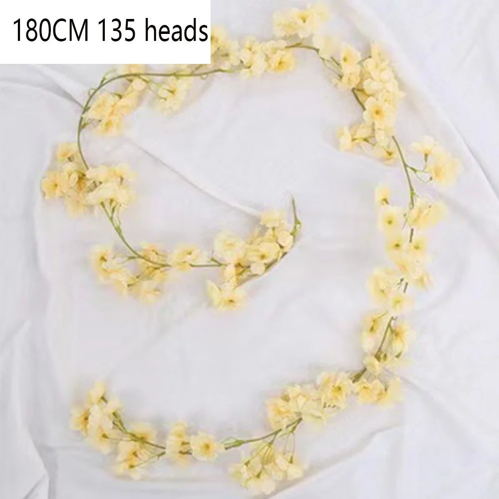 ๐ธ Artificial Cherry Blossom Flower Vine
