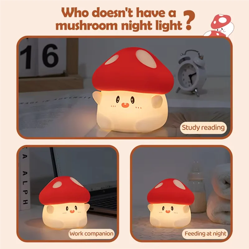 Hug Mushroom Night Light (20% OFF)