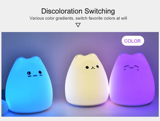 Dreamy Silicone Cat Lamp💤 (20% OFF)