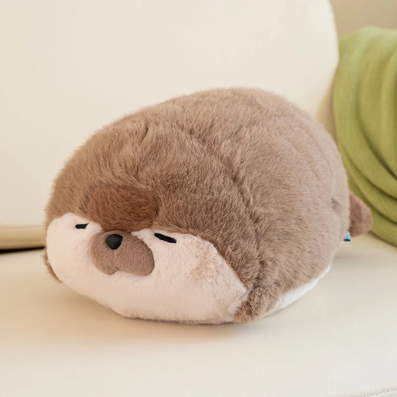 🦦 Fluffy Otter Plush Pillow