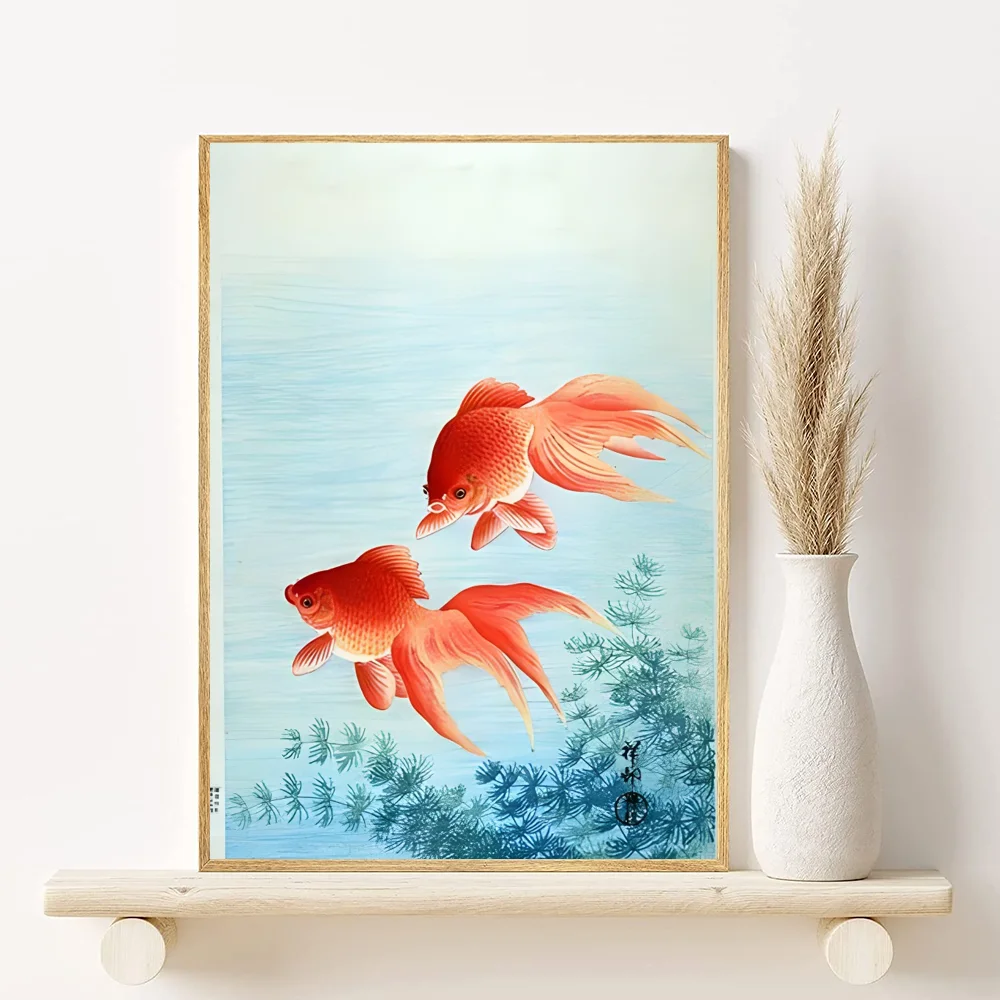 🖼️ Frameless Landscape Canvas Print – Japanese H-Hokusai Style