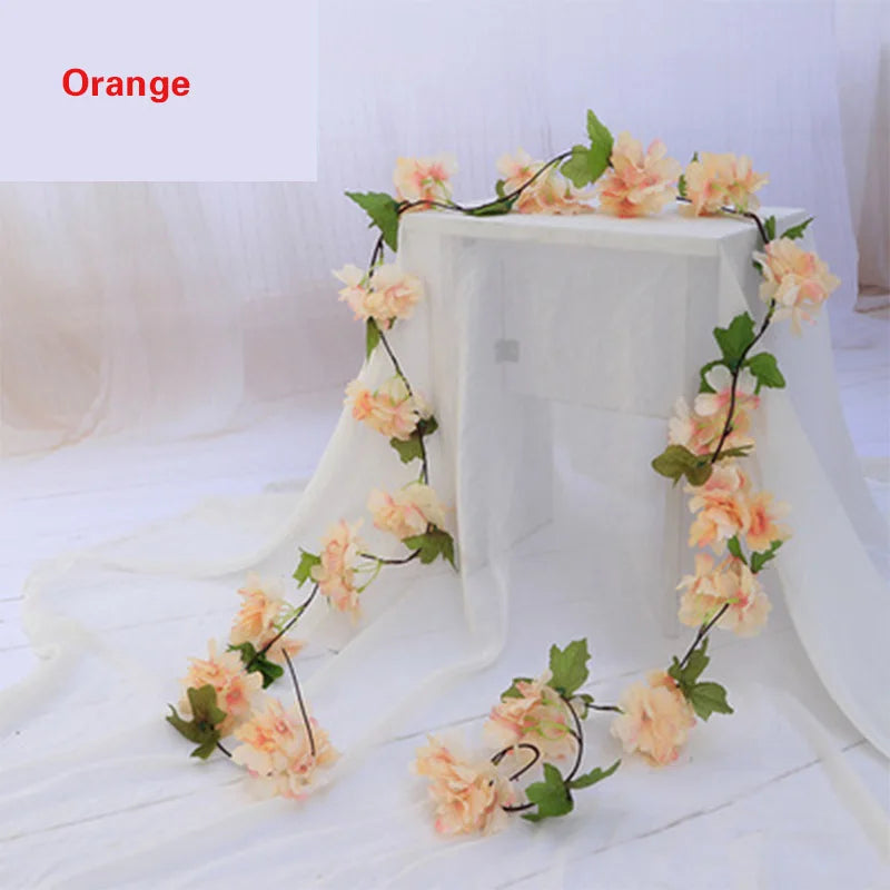 🌸 Artificial Cherry Blossom Flower Vine