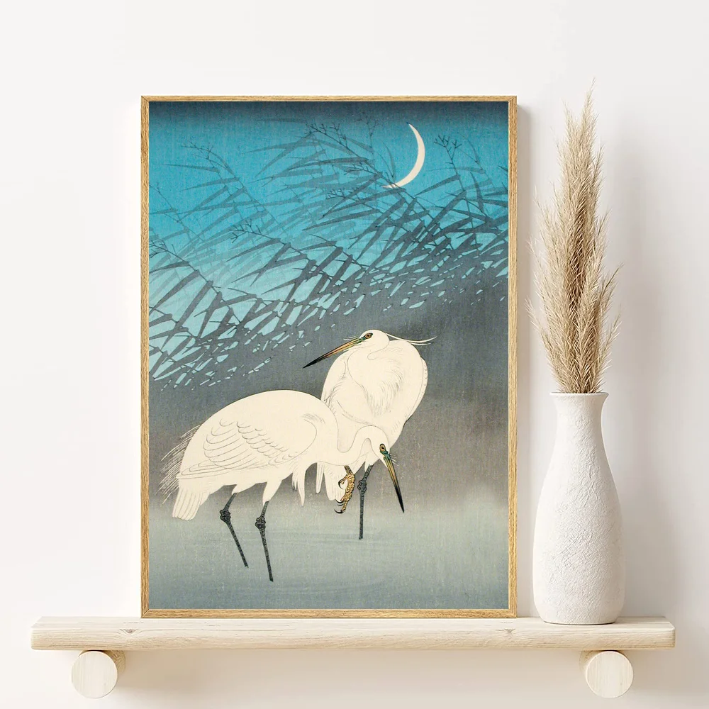 🖼️ Frameless Landscape Canvas Print – Japanese H-Hokusai Style