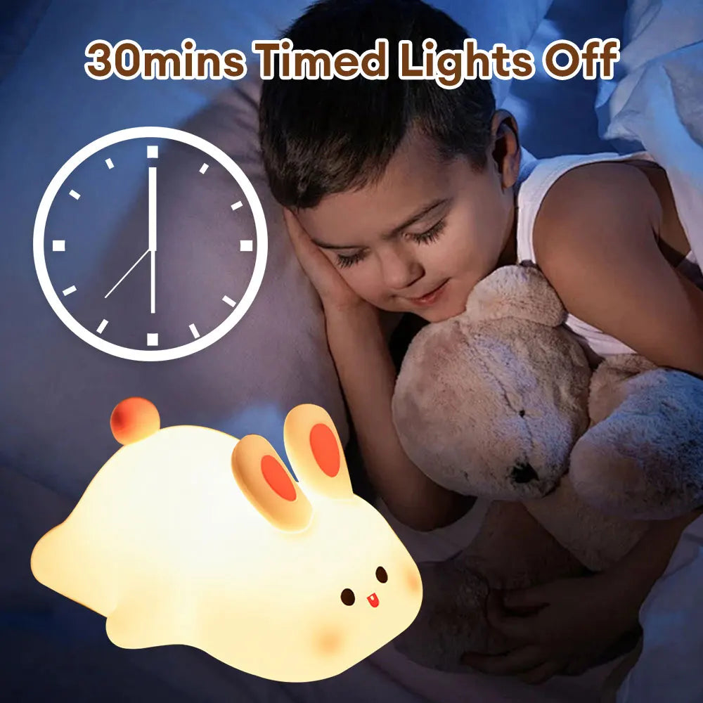 🐰 Silicone Rabbit Night Light⚡ (20% OFF)