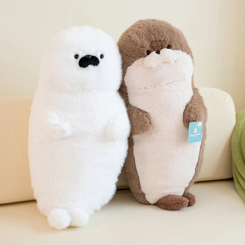 🦦 Fluffy Otter Plush Pillow