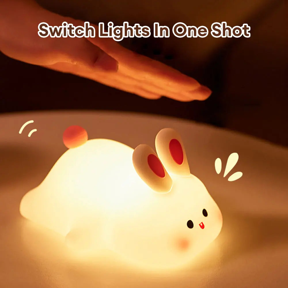 🐰 Silicone Rabbit Night Light⚡ (20% OFF)
