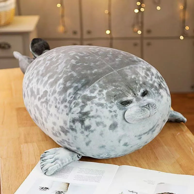 🦭 Chubby Seal Plush Pillow